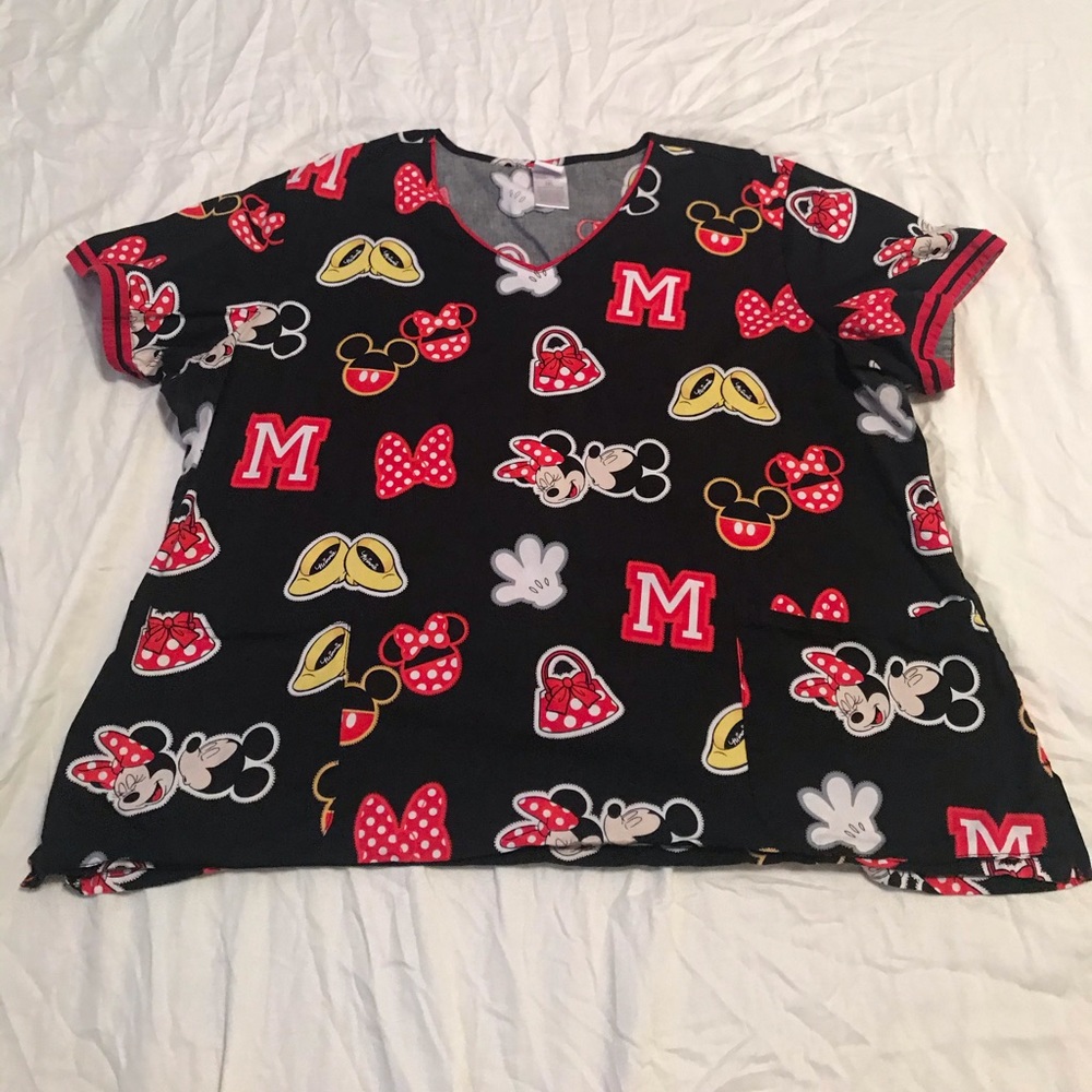 Disney scrub Top 3XL Minnie Mouse